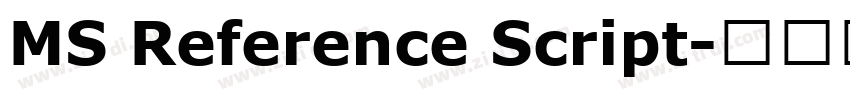 MS Reference Script字体转换 MS Reference Script字体转换